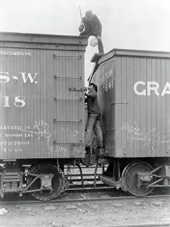 Freight: Hobos Fighting, 20th Century