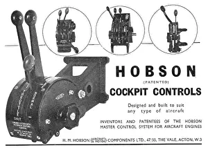 Carburettors: Hobson Aero Engine Carburettors & Cockpit Controls