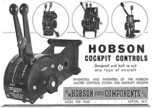Carburettors: Hobson Aero Engine Carburettors & Cockpit Controls