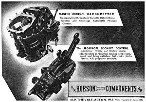 Carburetters: Hobson Carburetters & Cockpit Controls