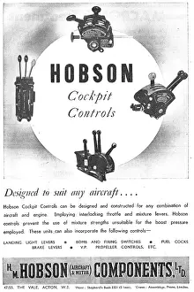 Carburetters: Hobson Carburetters & Cockpit Controls