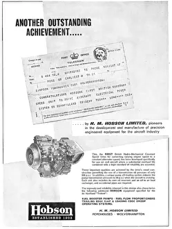 Drives: Hobson CSD Alternator Drives & Fuel System Components