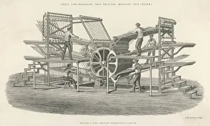 Feeder: Hoe's Six feeder fast printing machine