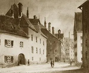 Hofbraeuhaus: Hofbraeuhaus in Munich, 1830