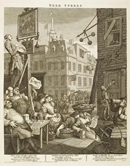Tankard: Hogarth, Beer Street