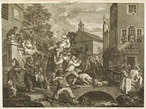 Chairing: HOGARTH/ELECTION/B/W/(4)