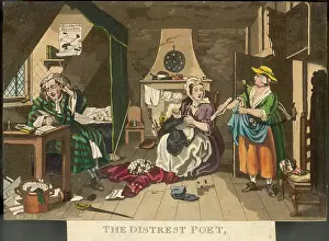 Distressed: HOGARTH POOR POET