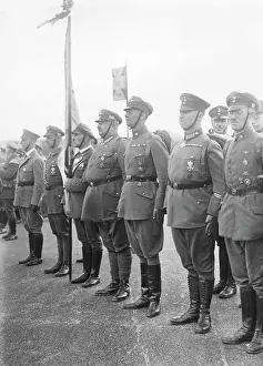Stahl: Hohenzollern princes at a Stahlhelm roll call