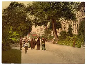 Interlaken: Hoheweg resort area, Interlaken, Bernese Oberland, Switzerla