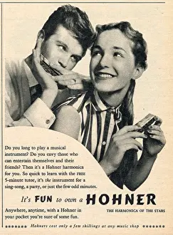 Mar24: Hohner harmonica advertisement