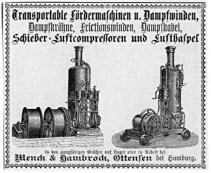 Winches: Hoist and steam winch advert