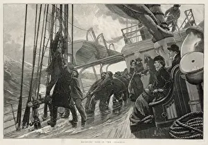 Seasick: Hoisting Sail in the Atlantic, 1884