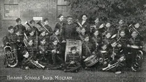 Bandsmen: Holborn Schools Band, Mitcham, Surrey