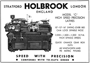 Lathes: Holbrook Lathes Holbrook Machine Tools 1944