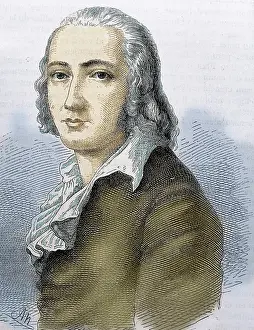 Lyric: Holderlin, Friedrich (1770-1843). German lyric poet