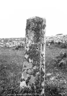 Sligo: Holestone in Men's Cemetery, Inishmurray