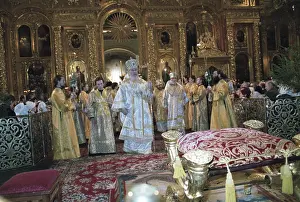 Patriarch: Holiday Service at Epiphany Cathedral