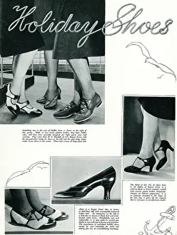 Sensible: Holiday shoes 1933