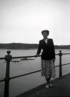 Holidaymaker: Holidaymaker by Railing, Unknown location