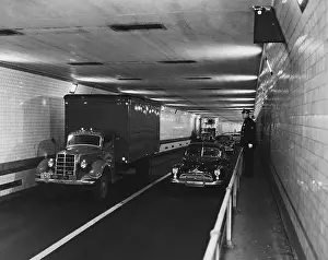 Commuters: Holland Tunnel, NYC