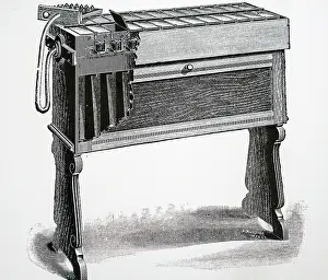Mechanism: Hollerith electric tabulator. The sorting box