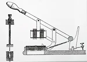 Circuit: Hollerith tabulating machine. Diagram of the circuit