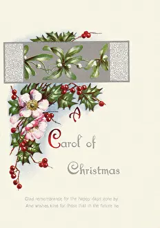Rectangle: Holly and Mistletoe