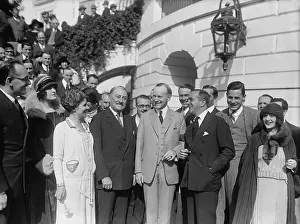 Lcgr1511: Hollywood visits the White House, Oct. 1924. Central