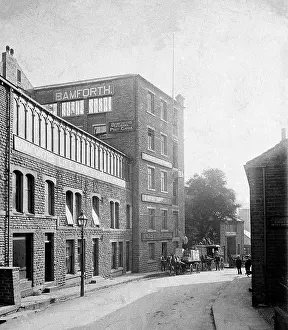 Holmfirth: Holmfirth Bamforth's Factory early 1900s