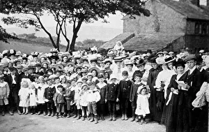 Holmfirth: Holmfirth Wooldale School Feast in 1908