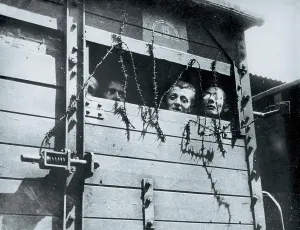 Nailed: Holocaust-transport to a concentration camp