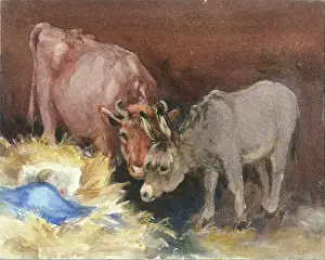 Orton: Holy Baby in stable with ox and ass