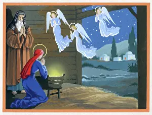 Asta: The Holy Family with Angels