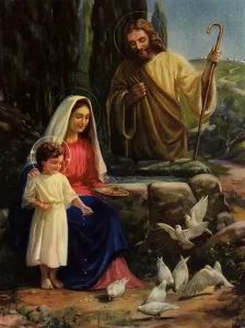 Hintermeister: Holy Family and Doves