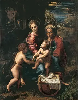 Perla: The Holy Family (La Perla), by Raphael