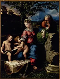 Ecce: The Holy Family with an Oak Tree, by Raphael
