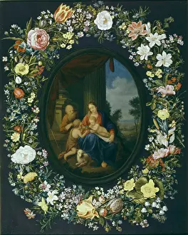 Hendrik: Holy Family with St John and lamb