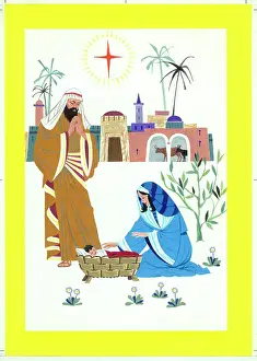Haywood: Holy Family with Star over Bethlehem