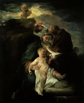 Watteau: Holy Family, by Watteau