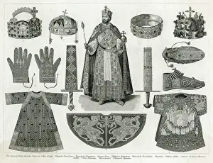 Sceptre: Holy Roman Emperor with costume items