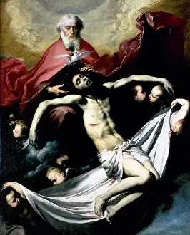 Cherub: Holy Trinity. 1632. Jusepe Ribera