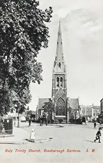 Kerb: Holy Trinity Church, Bessborough Gardens