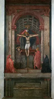 1420s: Holy Trinity, by Masaccio