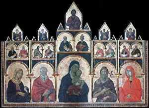 Throughout: The Holy Virgin with the Christ Child and Saints