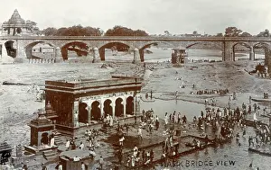 Maharashtra: Holy waters of the River Godavi - Nashik, Maharashtra, India