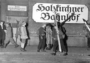 Skiers: Holzkirchner Station