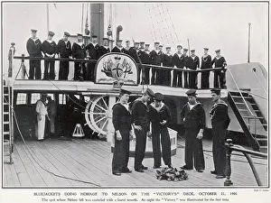 Bluejackets: Homage to Nelson on the Victory's deck 1905