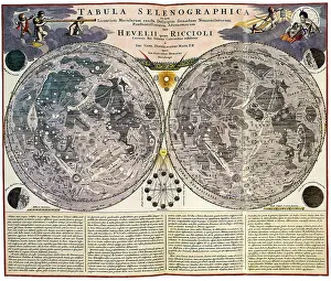 Publishers: Homann's Moon Map