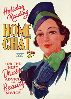 Hugely: Home Chat magazine cover