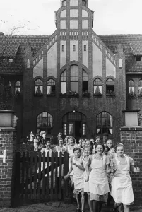 Playtime: Home economics school, 1940